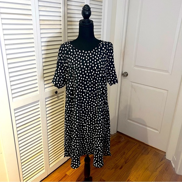 ASOS Closet London A-Line mini dress with polka dots- size 10 - Picture 4 of 6